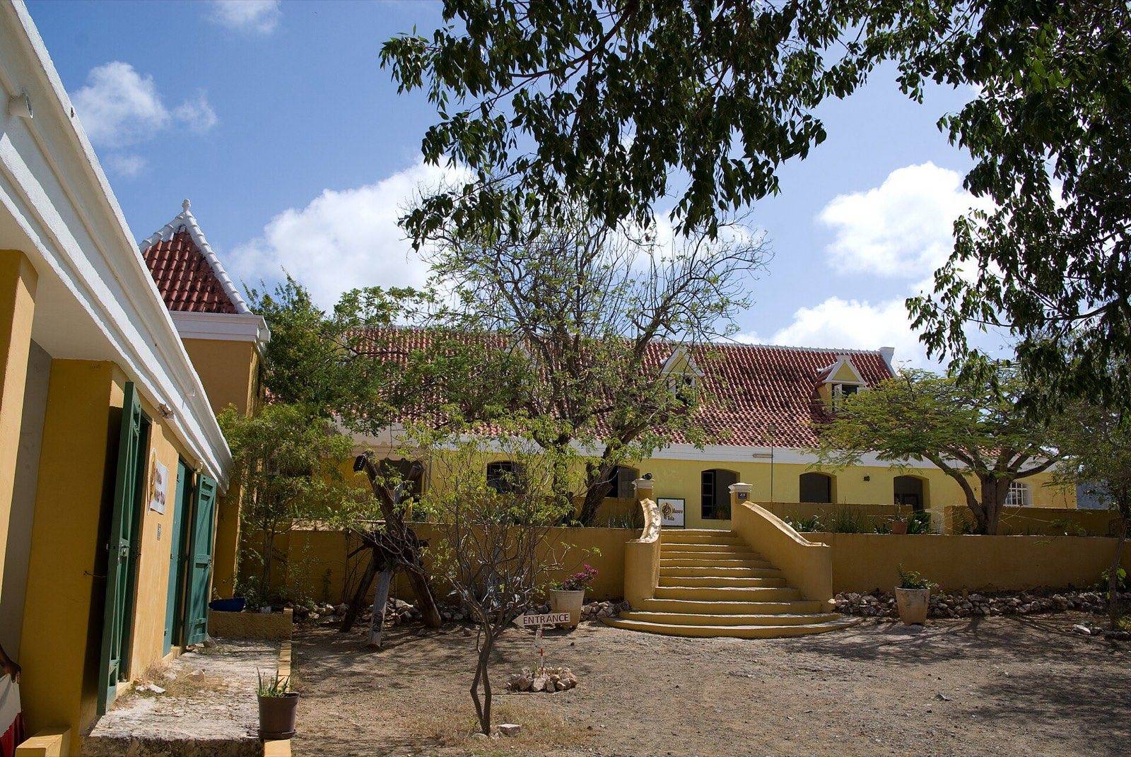 The restored plantation house of Landhuis Kenepa in western Curaçao